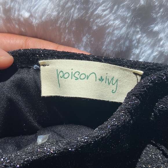 Poison & Ivy Black Sparkly Dress - Picture 3 of 3